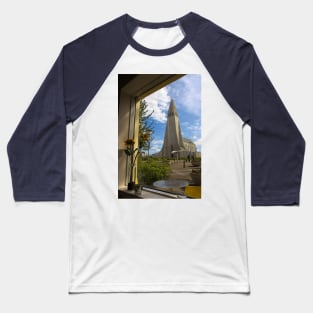 Hallgrimskirkja Cathedral Baseball T-Shirt